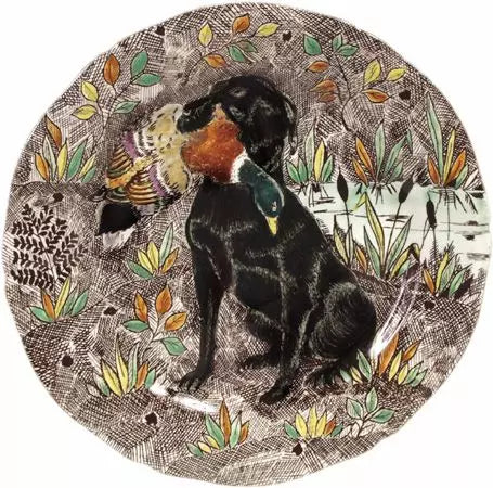 Assiette à dessert 23.2 cm Labrador, Rambouillet, Gien