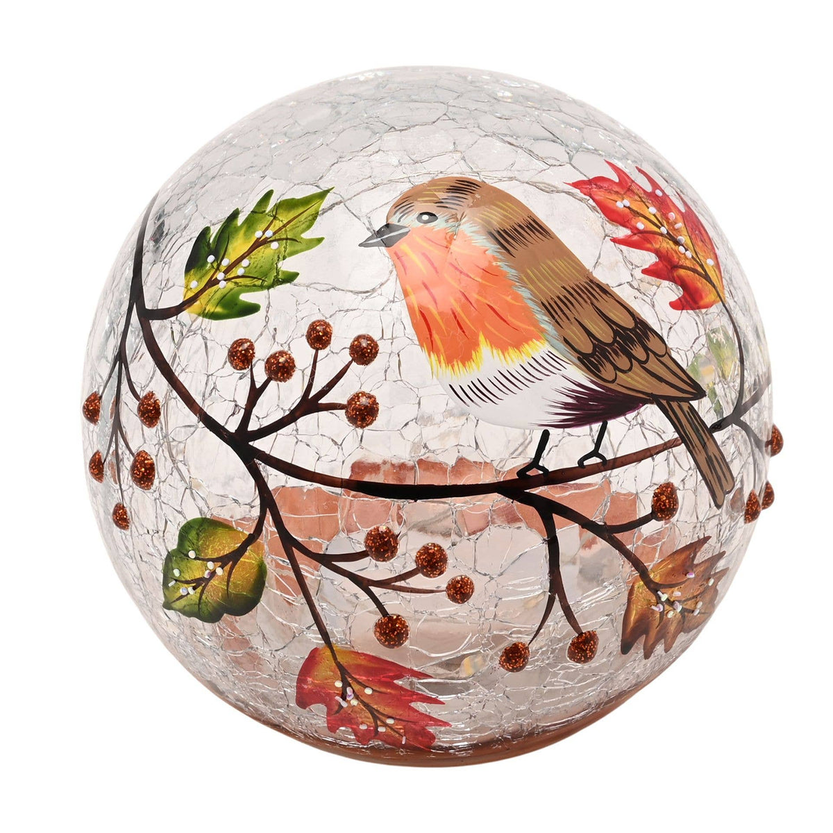 Boule lumineuse LED Automne Robin de Country Living