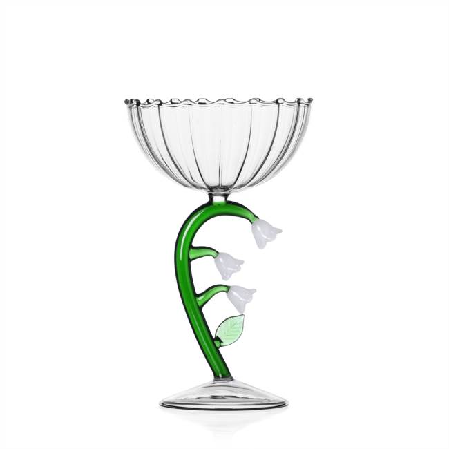 Coupe à Champagne White Flower , Botanica, ICHENDORF