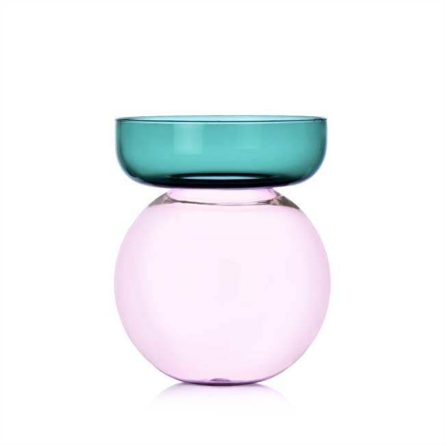 Vase cylindrique Pétrole Pink, Ichendorf