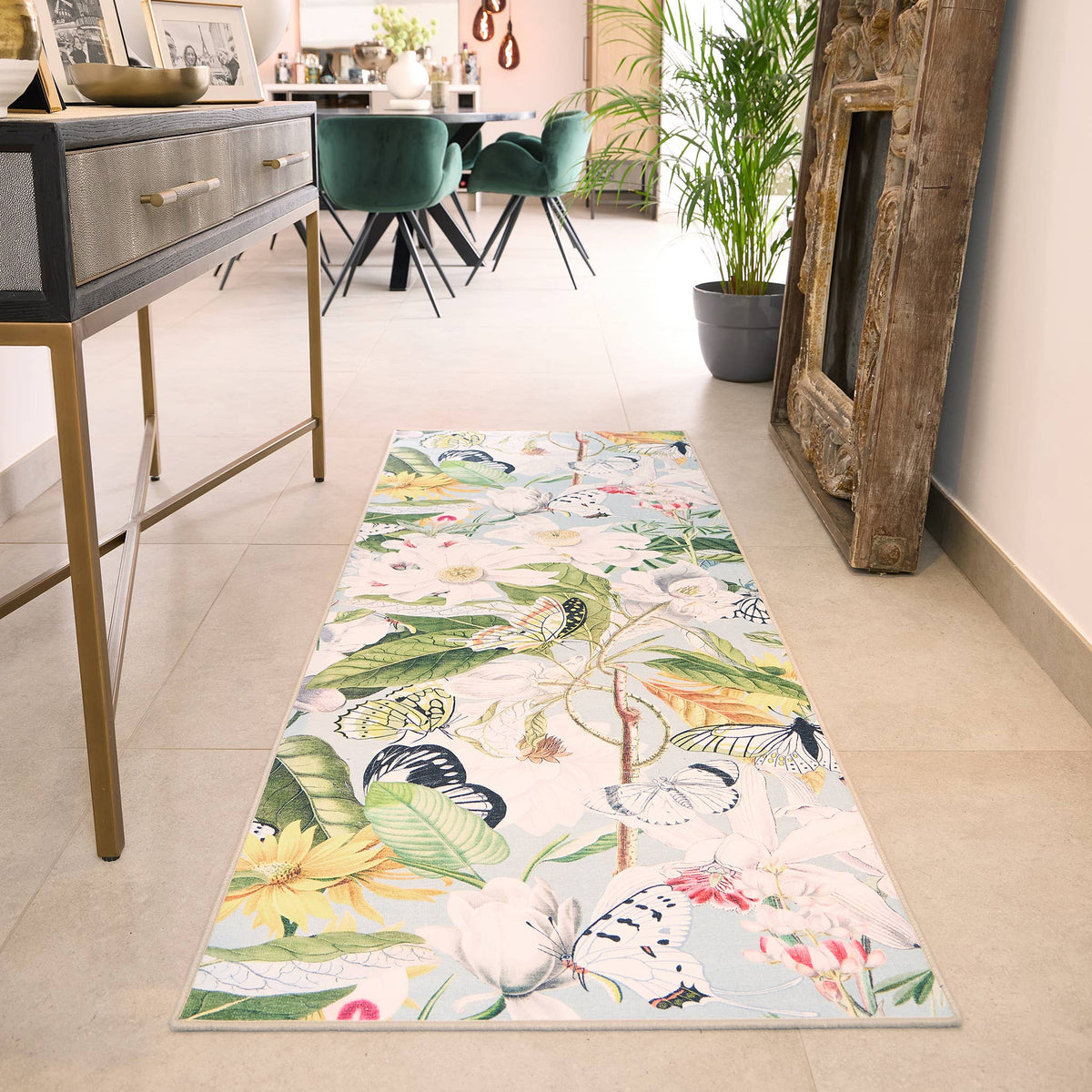 Tapis écolo. lavable Hug Butterfly Blooms: 120 x 185, PHOENOX