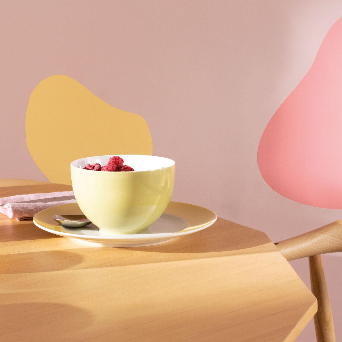 Assiette à dessert 22cm, Sunny Day Soft Yellow