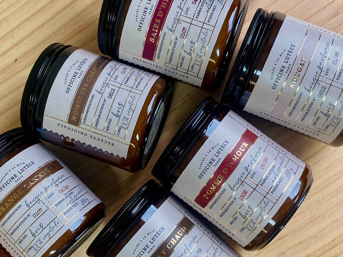 Bougie parfumée Noisettes caramélisées - 200g