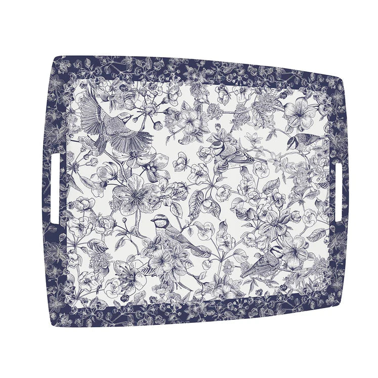 Plateau acrylique 54x43cm, Arabela Bleu Nuit, Platex