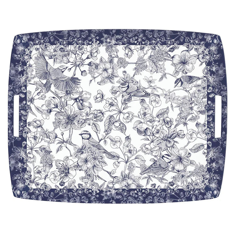 Plateau acrylique 54x43cm, Arabela Bleu Nuit, Platex