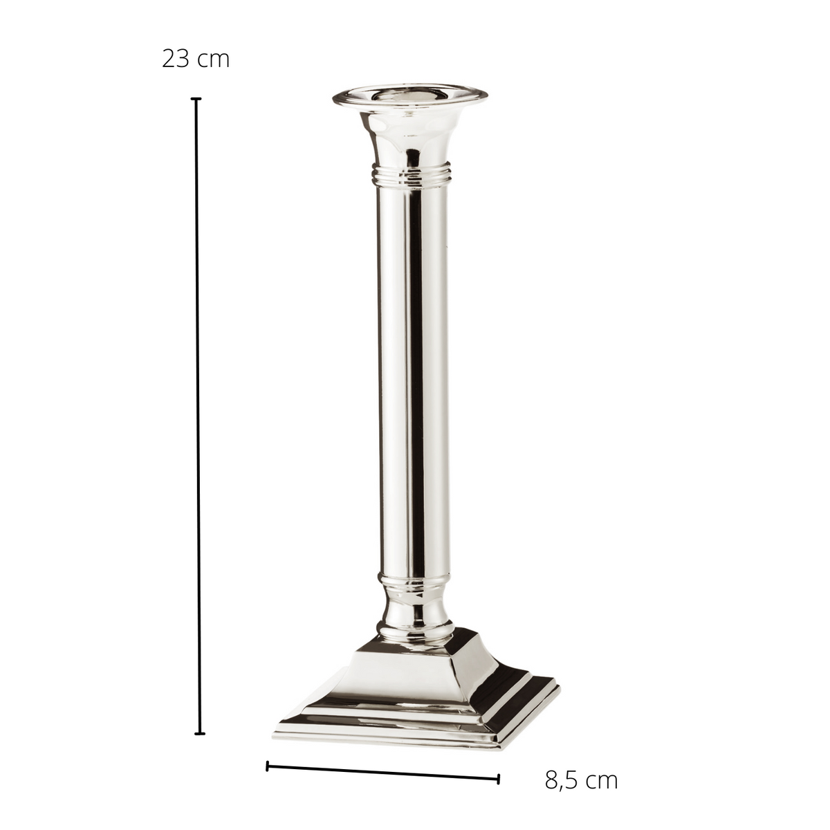 Bougeoir 23 cm Lincoln Uni, Edzard
