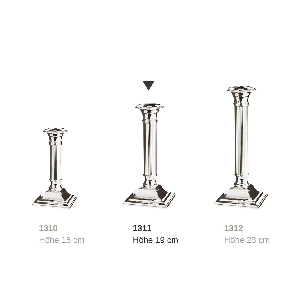 Bougeoir 19 cm Lincoln Ligné, Edzard
