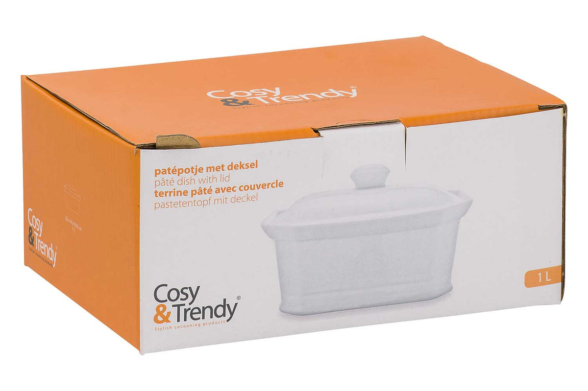 Terrine Paté Rectangulaire 1000 ML 20x14x8.5, Billiet