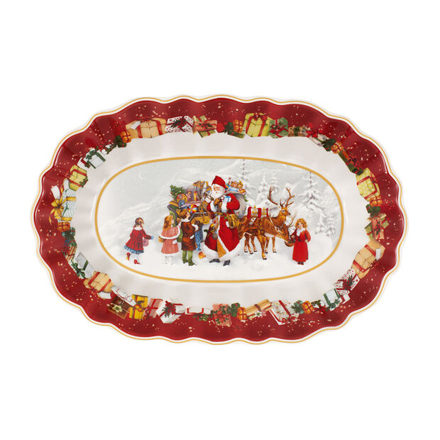 Large oval bowl "Santa Claus and children", Toy's Fantasy, Villeroy &amp; Boch