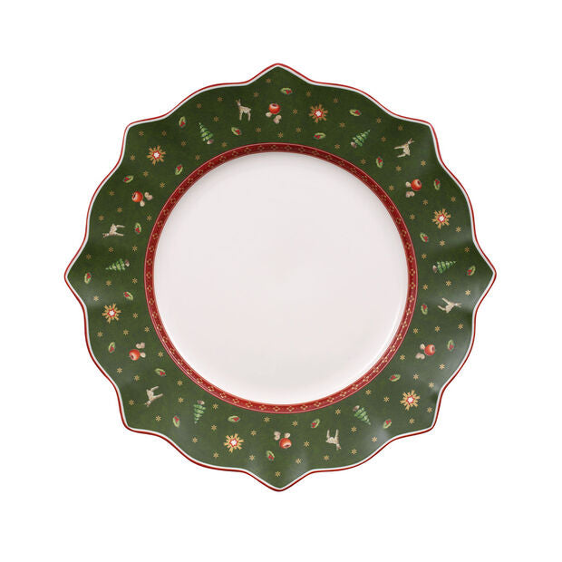 Green dinner plate, Toy's Delight, Villeroy &amp; Boch