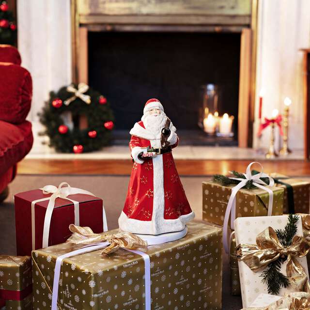 Santa Claus Music Box, Christmas Toys Memory, Villeroy &amp; Boch