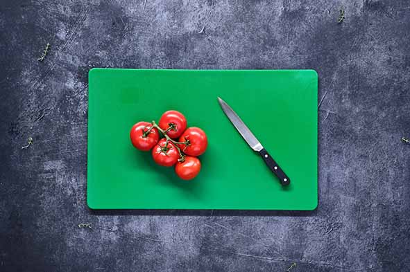 Cutting Board 53 x 32 cm, Green, Billiet