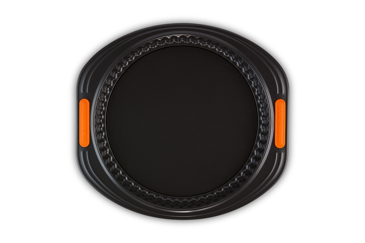 Moule à tarte rond 28cm fond amovible, Acier, LE CREUSET