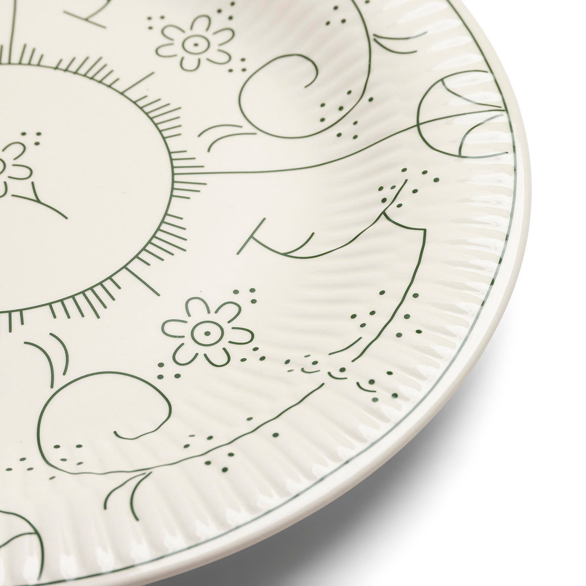 Assiette Plate 27cm, Copenhague Vibrant Green, Royal Boch