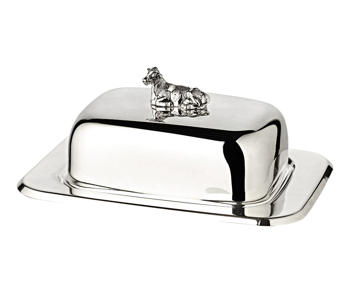 Cow Bell Butter Dish 18 cm + Knife, Edzard