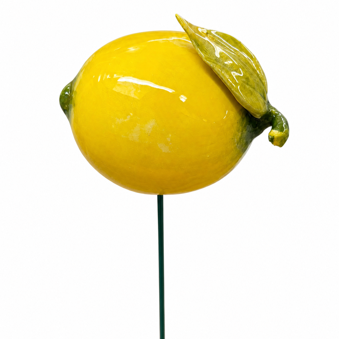 Citron Céramique italienne 6-7 cm – Décor fait main