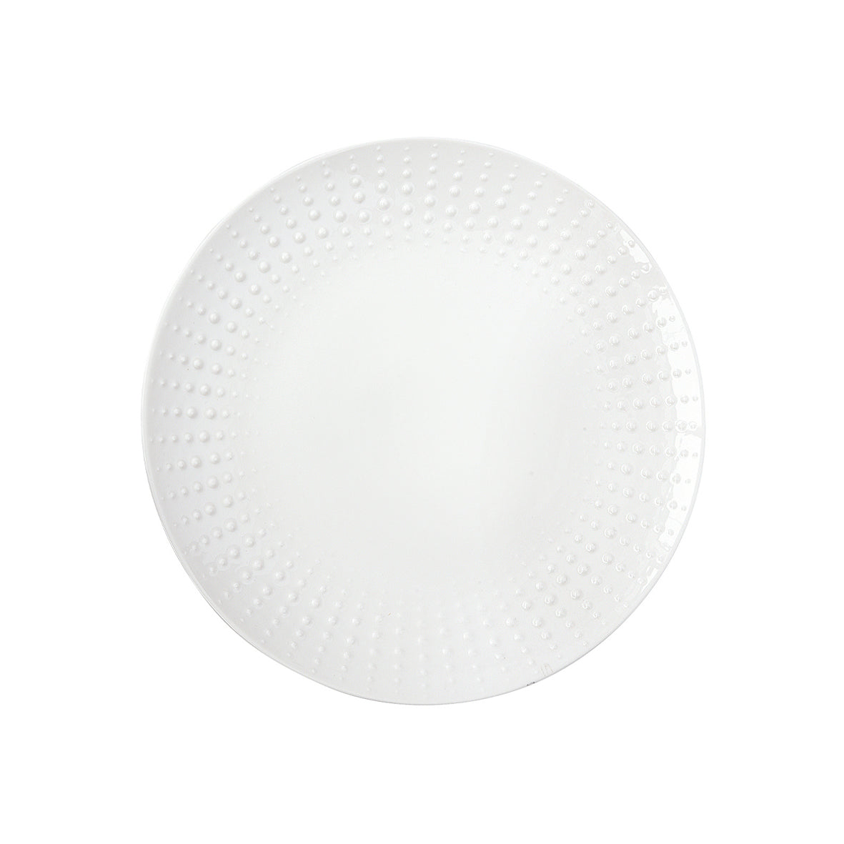 Assiette dessert 21 cm, Drops White, Easy Life