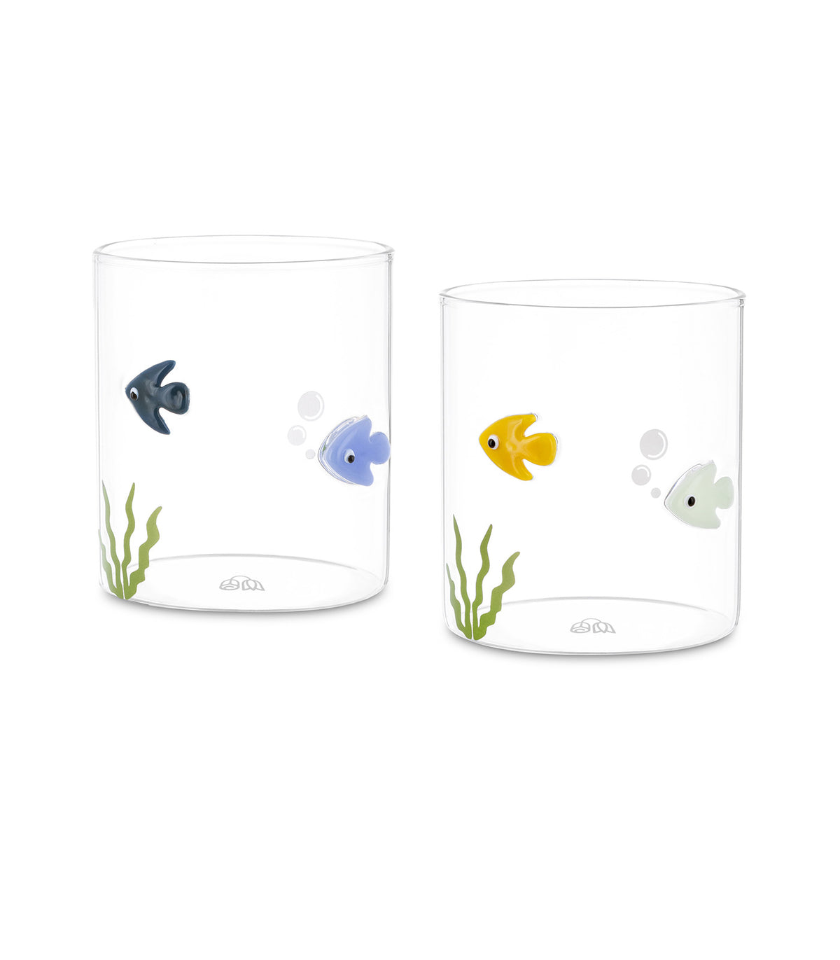 Set de 2 Gobelets Fish 8cm Lieve, R&T