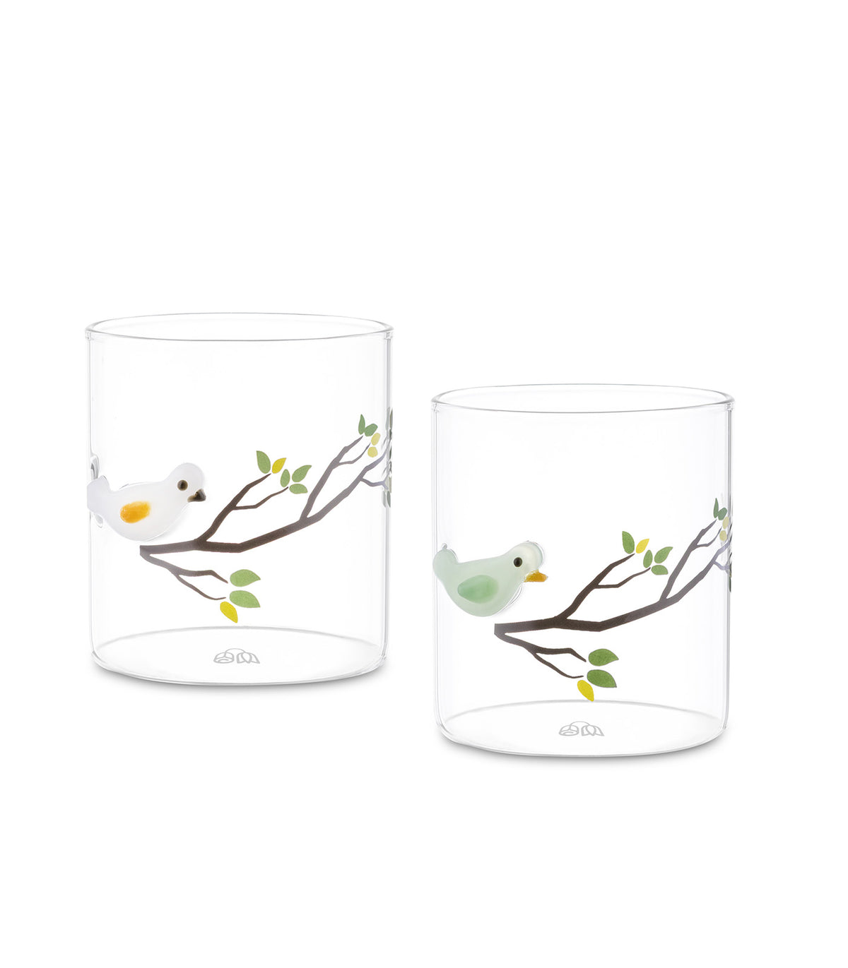 SET 2 GOBELET BIRD 8CM, Lieve, R&T