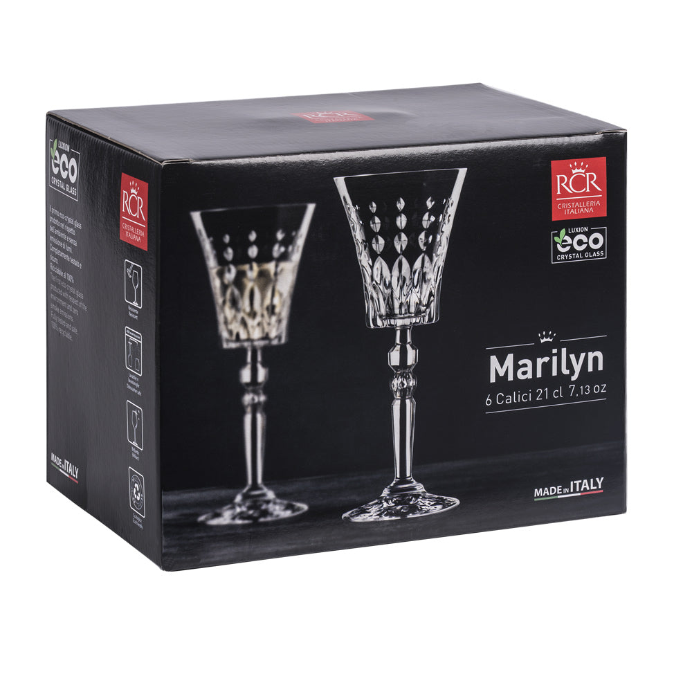 Lot de 6 Verres à Vin 21 cl, Marilyn, Bastide