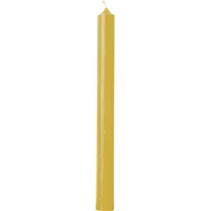 Bougie Cylindre 25 cm Moutarde, Ihr