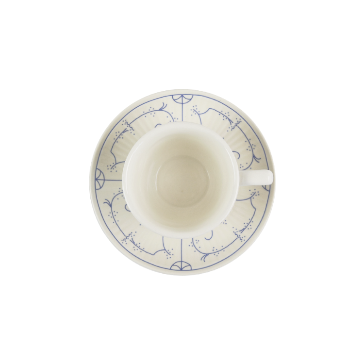 Tasse et Sous-Tasse 0.20L. Copenhague, Royal Boch