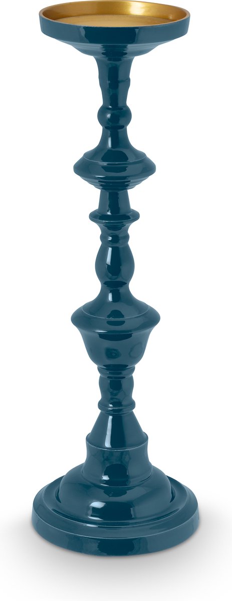 Metal candle holder 46cm, Dark green, Pip Studio