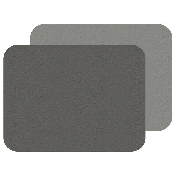 Set de 2 sets de table - 46 x 33 cm Gris clair/Gris foncé, N2J