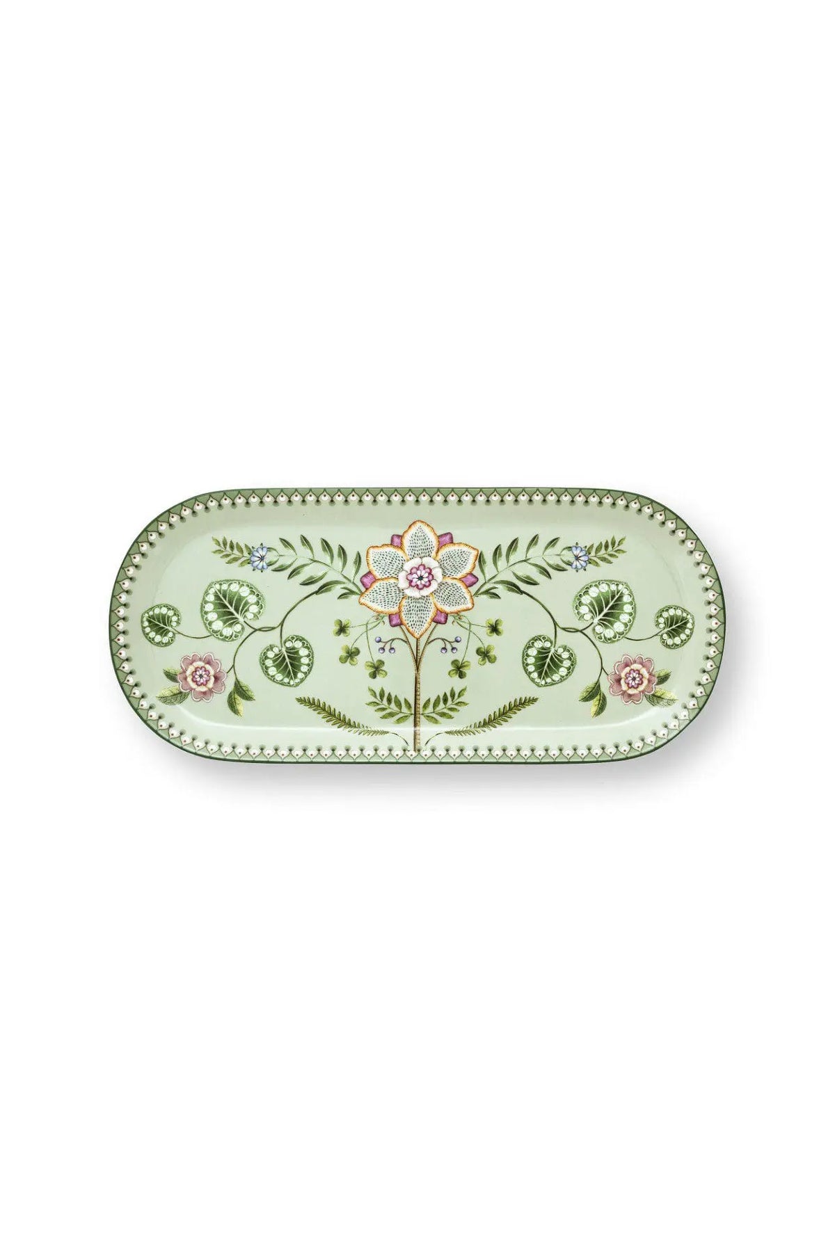 Plat à Cake 33cm, Lily & Lotus Vert Clair