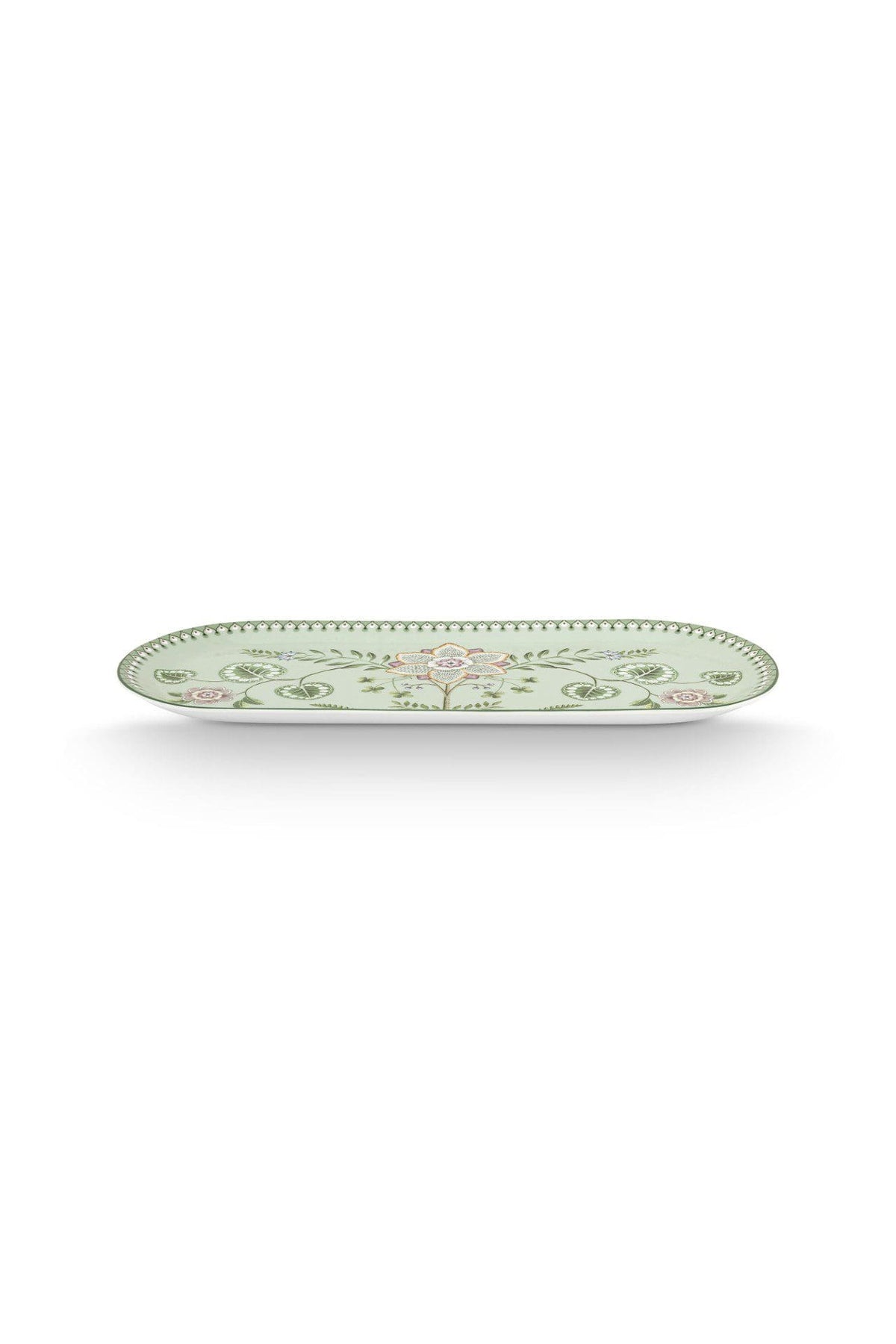 Plat à Cake 33cm, Lily & Lotus Vert Clair