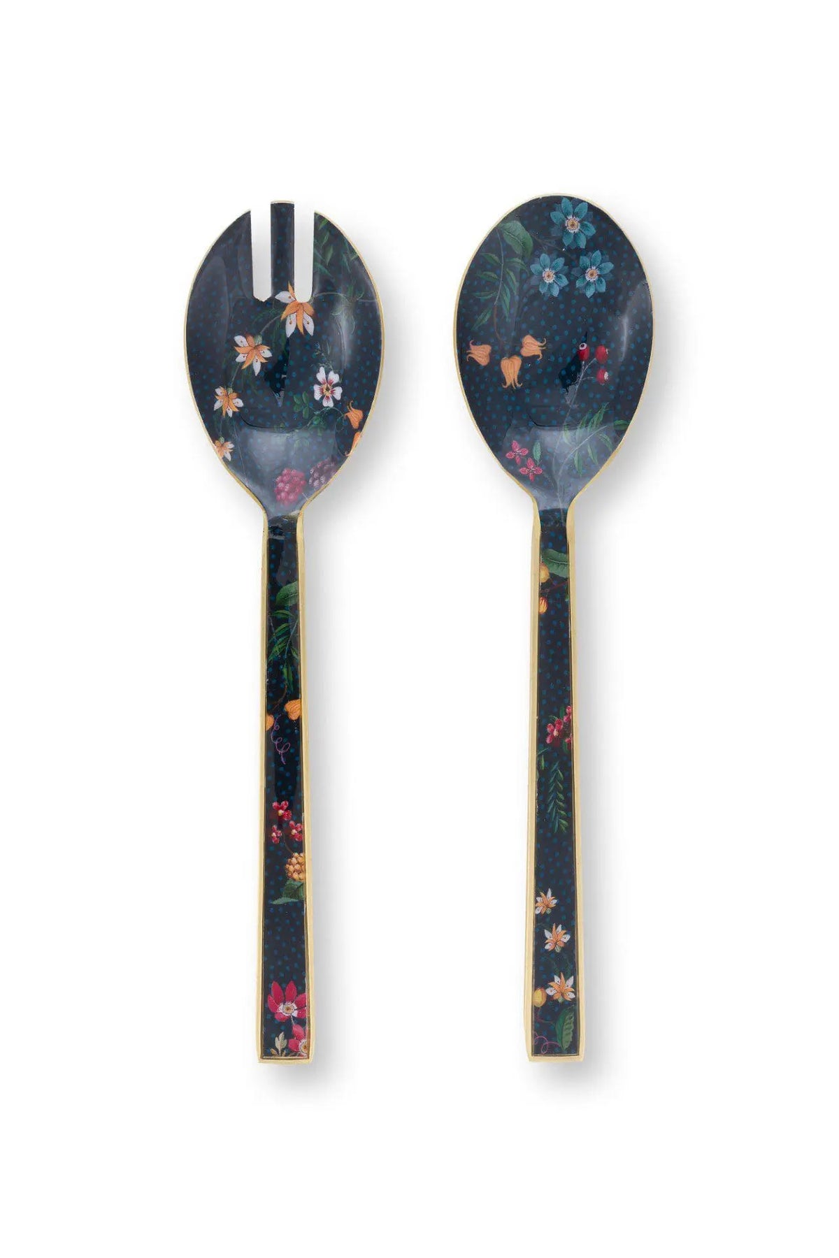 Ensemble de couverts à salade émaillés, Berry Blues, Pip Studio