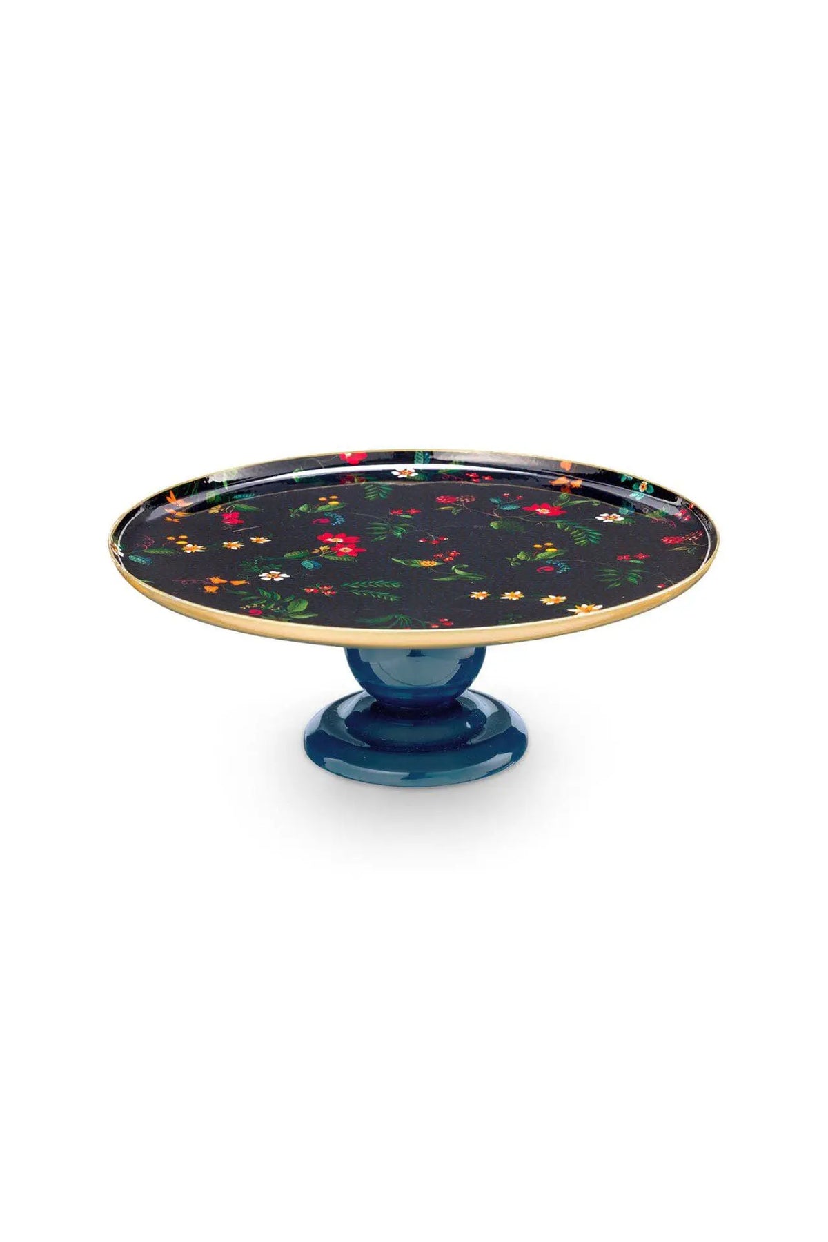 Plat Rond en Métal sur pied 24cm, Berry Blues Blue, Pip Studio