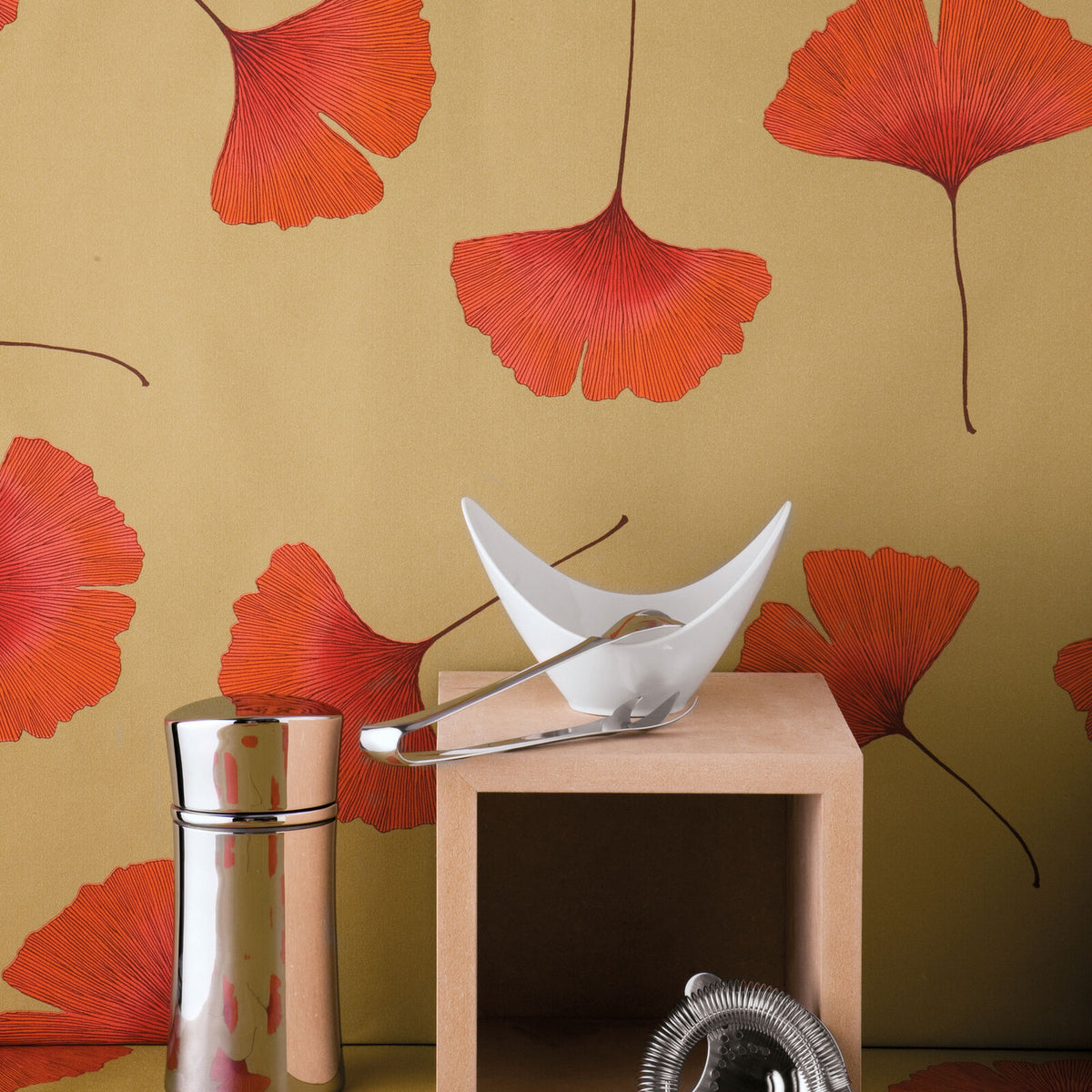Shaker, Bamboo Acier