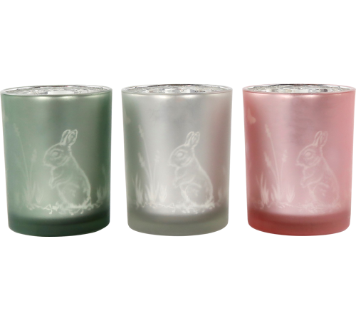Set of 3 tealight holders, Meisterlampe, Hoff Interieur