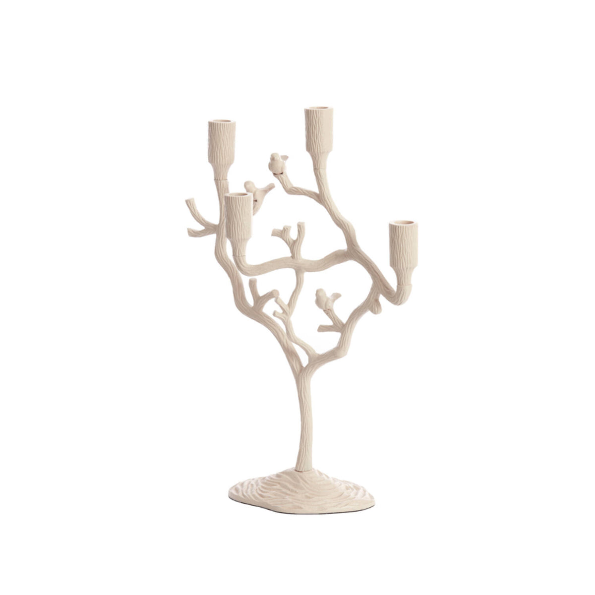 Chandelier 4L 35x14x47 cm JARDIA crème, Light & Living