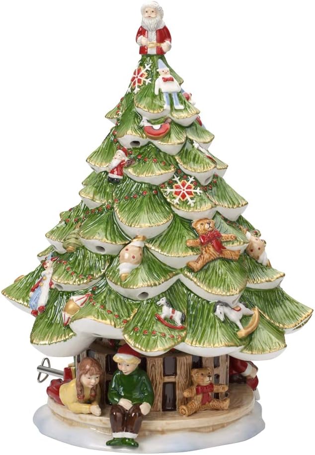Music box Large tree with children, Christmas Toys Memory, Villeroy &amp; Boch