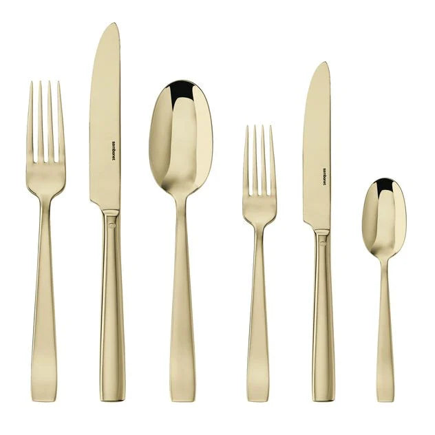 Ménagère 24 pièces, Flat Miroir Champagne, SAMBONET