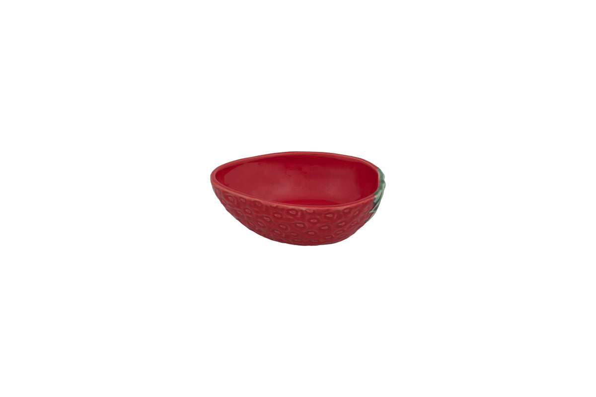 Oval bowl 13.5 cm, Des Fraise, Bordallo Pinheiro