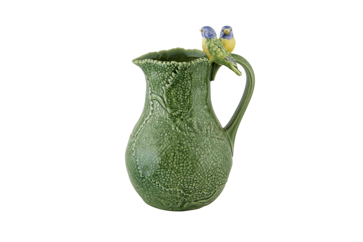 Pitcher with Bird, Cineraria, Pinheiro Bordallo
