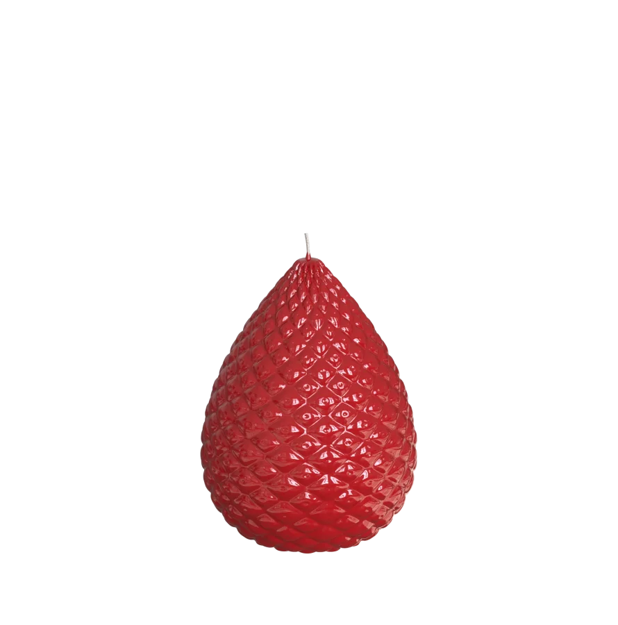 Bougie Pomme de Pin 12.5 x 16 cm Bordeaux, Engels Kerzen