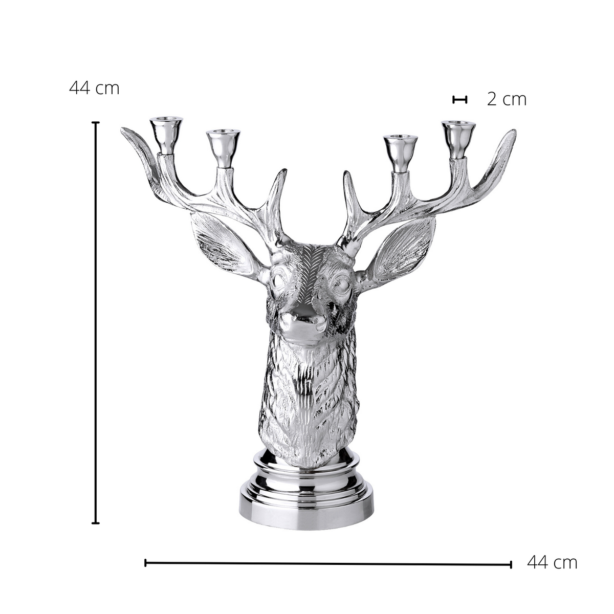 Deer Candlestick 43.5 cm, Ritu, Edzard