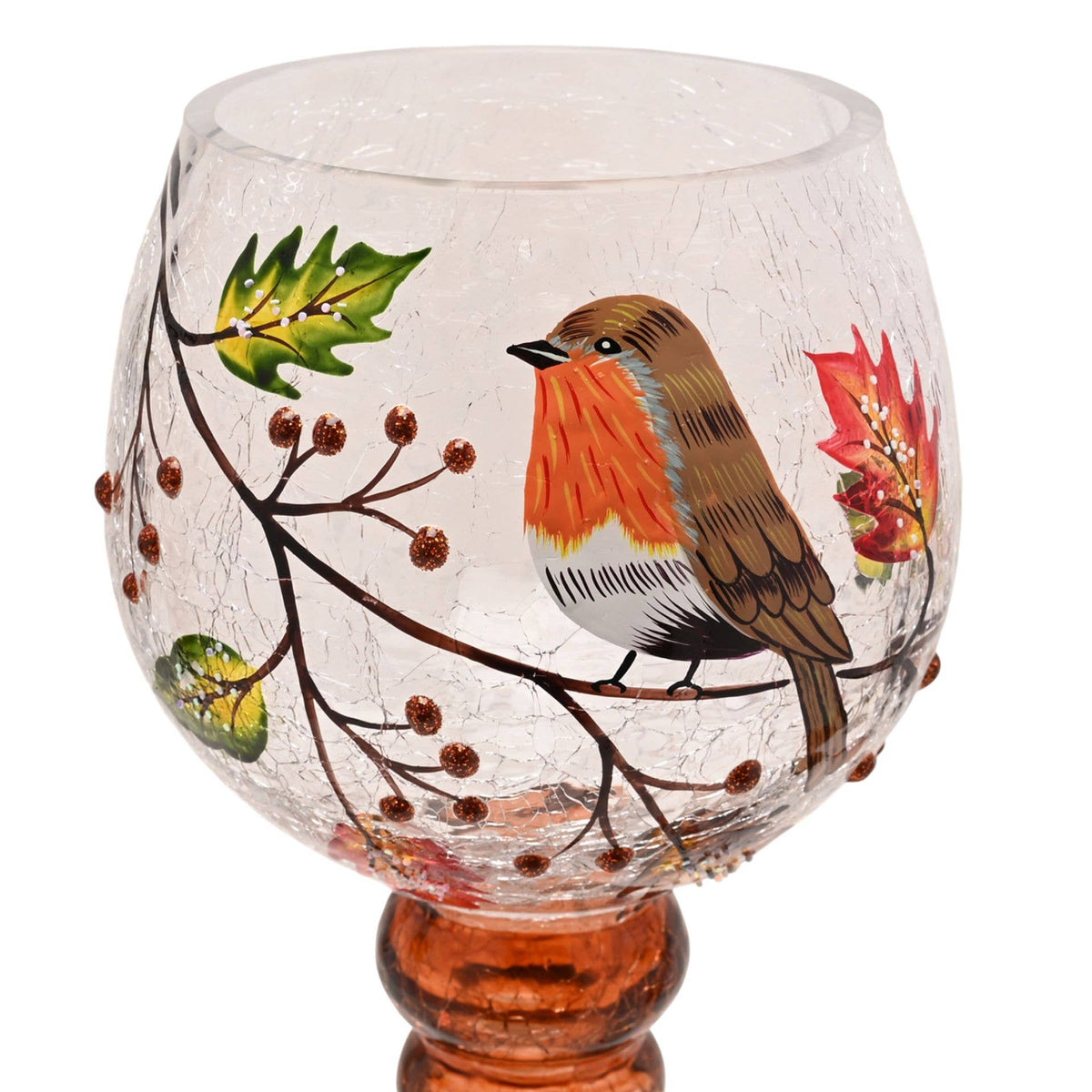 Porte-bougies set de 3 Robin 13x30cm, 13x35cm et 13x40cm