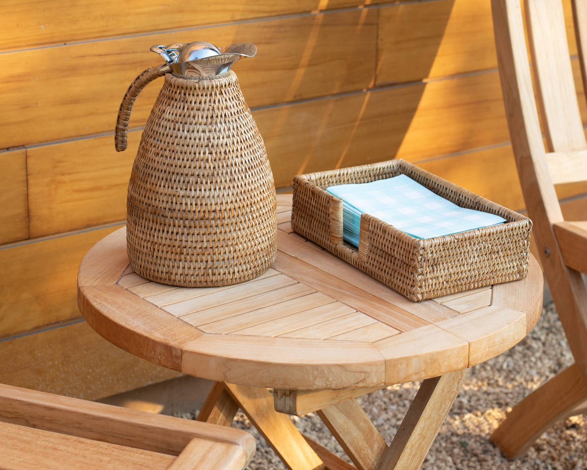 Carafe isotherme en acier inoxydable 1,5L Rattan: Marron Miel