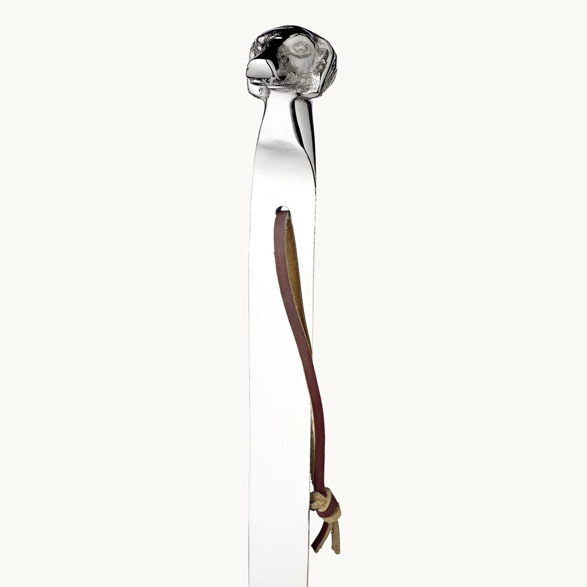 Chausse-pied Bello, L 51 cm, nickelé, poli brillant, bracelet en cuir véritable