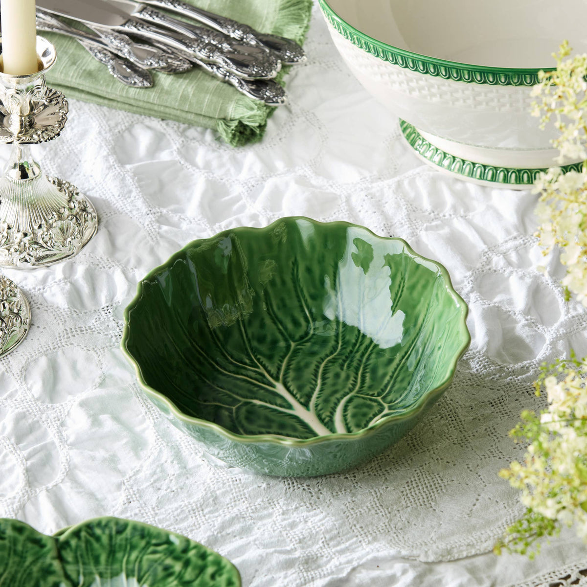 Assiette Creuse 21.6cm, Le Jardin,  Chou