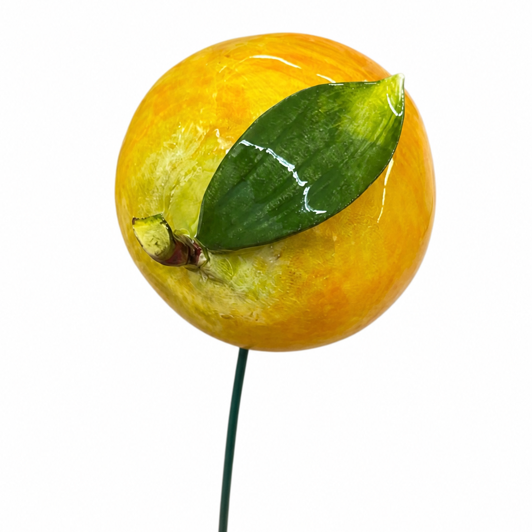 Orange Céramique italienne 6-7 cm – Décoration artisanale