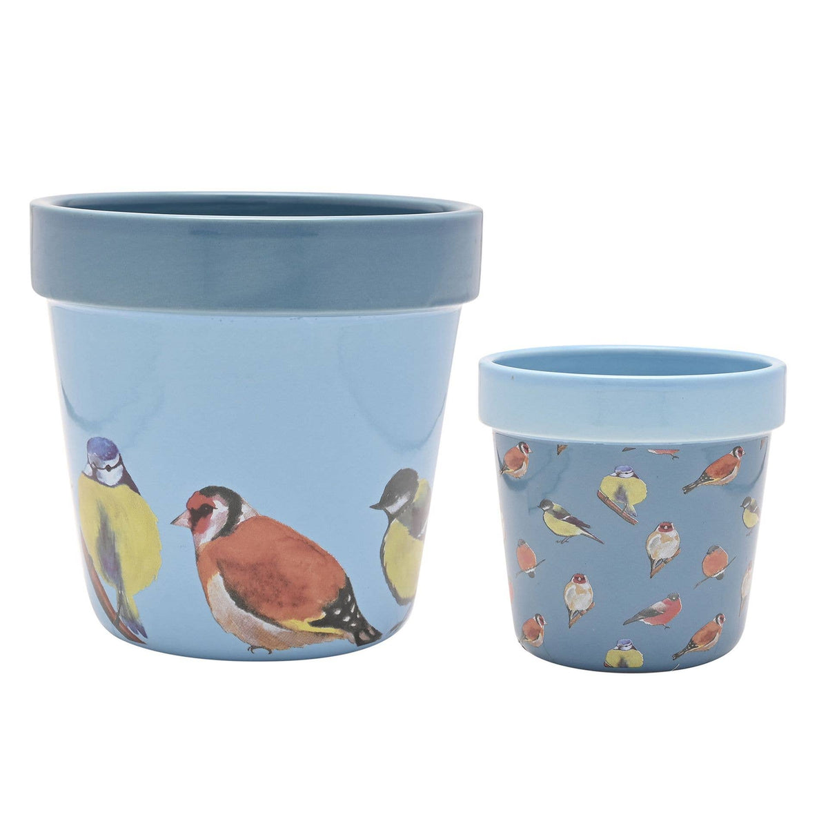 Cache Pot set de 2 Oiseaux