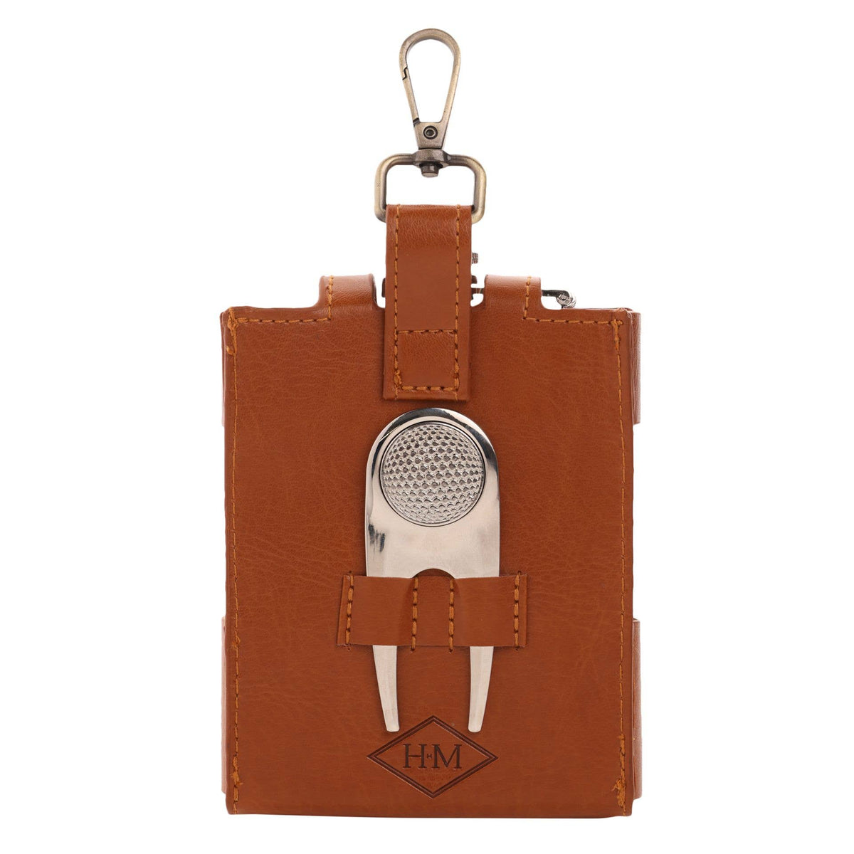 Flasque de hanche pour golfeurs Harvey Makin - Tan