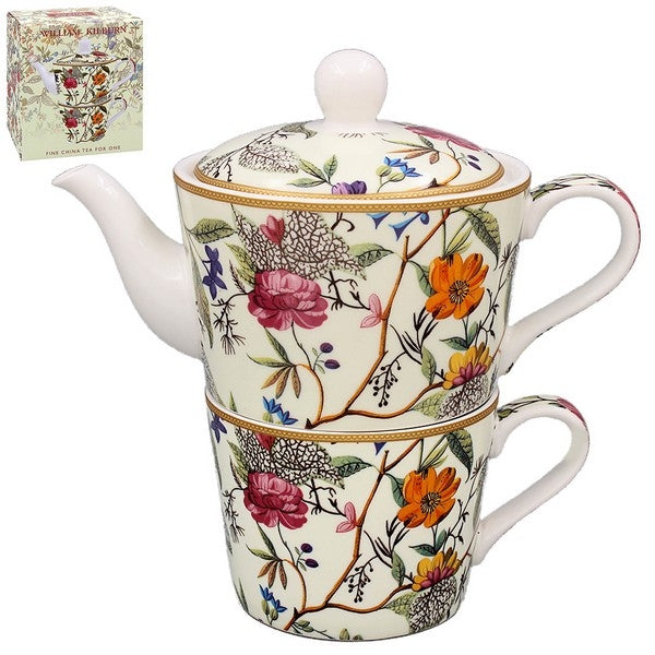 Théière égoïste W.Kilburn cream, Royal Garden