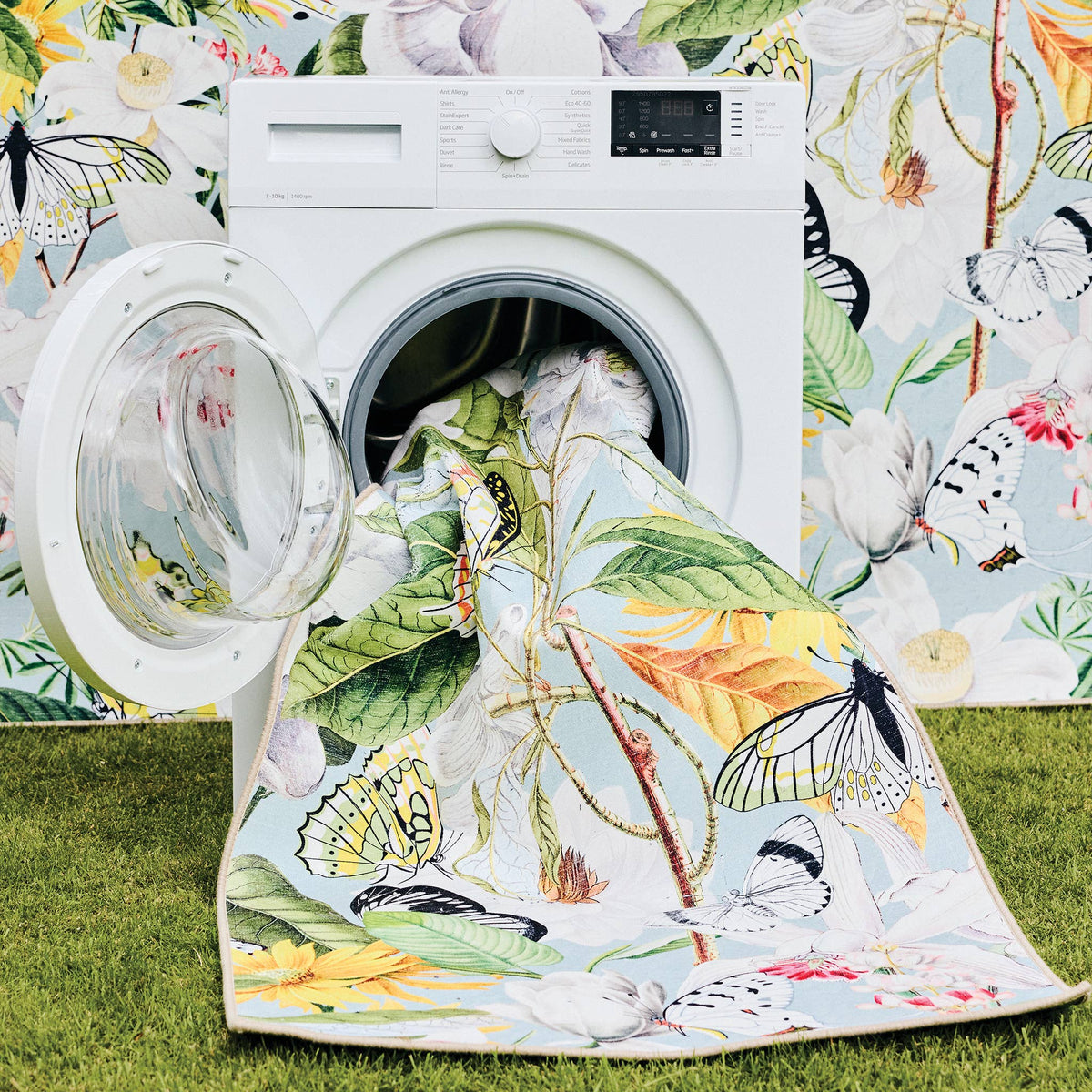 Tapis écolo. lavable Hug Butterfly Blooms: 120 x 185, PHOENOX